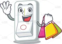 附着的,性格,墙,灯开关,可爱的,插座,壁纸,设备用品,面部表情,购物