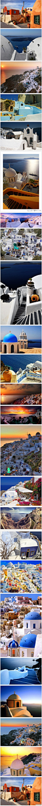 圣托里尼岛（Santorini）—— 爱琴海最璀璨的一颗明珠，柏拉图笔下的自由之地， 世界上最美的日落，最壮阔的海景！