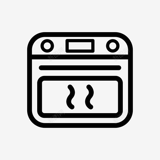 烤箱烘焙烹饪图标 设计图片 免费下载 页面网页 平面电商 创意素材-花瓣网