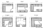 6款卫生间布局设计尺寸图。Part 2