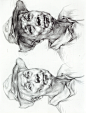 素描头像结构