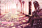 文章-清新美腻的樱花场景过程 | 半次元-ACG同人创作&同好社群
