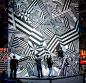  Klebebande Berlin (Tape Art) - Adobe remix  : As part of the Adobe Remix project the art collective Klebebande from Berlin takes on the Adobe logo and creates a stunning "tape-art" installation including great 3D effects.To be part of this majo