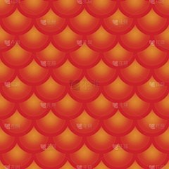 红色的鱼的鳞片