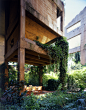 subtilitas:

Ricardo Bofill - The ethereal renovation of an abandoned concrete factory to the architect’s own home and studio, Sant Just Desvern 1973. 
