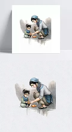 母亲节|母亲节,妈妈的爱,小孩,玩耍,其他节日,节日元素