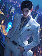 二次元帅哥_3_王总的ai绘画世界_来自小红书网页版