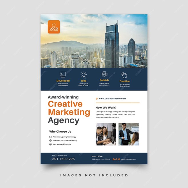 corporate flyer desi...