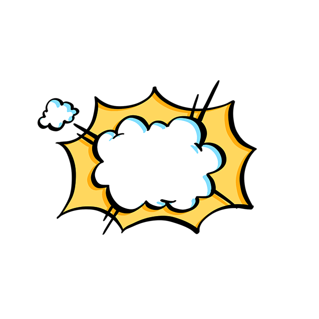 文字爆炸框5