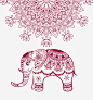 印度风抽象花纹跟大象png免抠素材_新图网 https://ixintu.com 线条 线描 图案 花纹 印度风 大象 装饰 风情特色