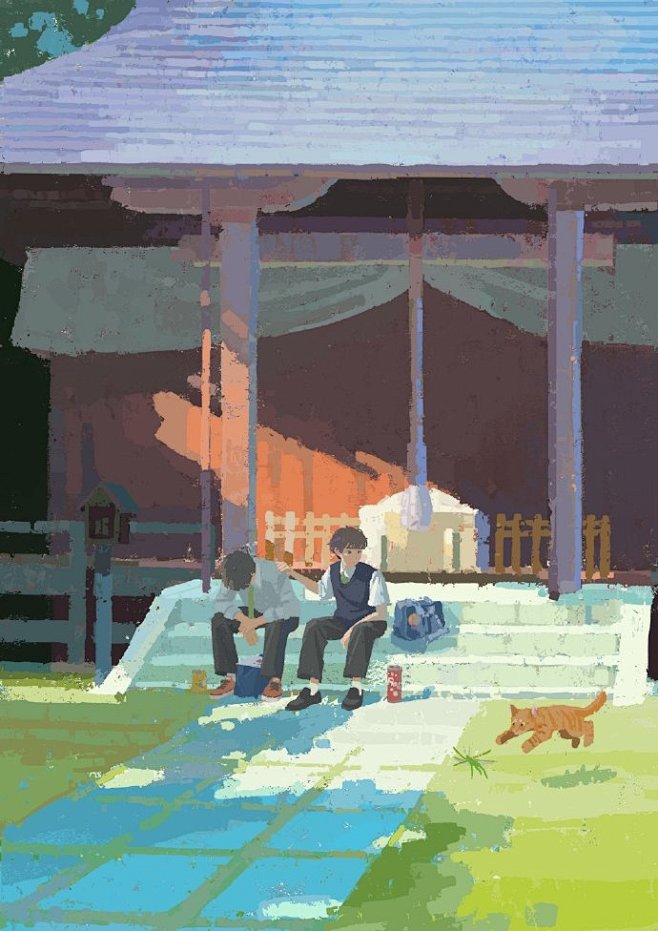 画师 tooiikara 的一组治愈系插...