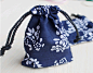 雨奶奶 青花布袋 礼品袋 首饰袋 饰品袋 包装袋 创意礼物袋