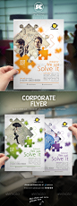 Clean Modern Corporate Flyer / Magazine Ads - Corporate Business Cards