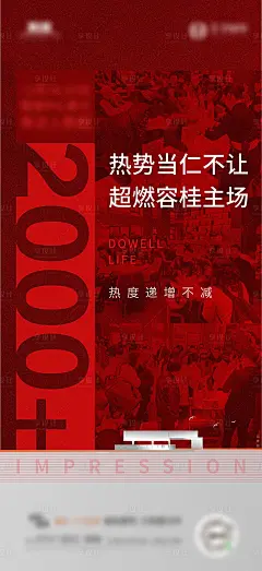 【源文件下载】 海报 地产 热销 开盘 人气 红色 设计作品 设计图集
