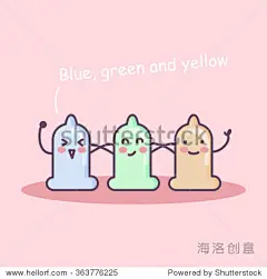 colorful cartoon避孕套、safe性别概念-食品及饮料,物体-海洛创意(HelloRF)-Shutterstock中国独家合作伙伴-正版素材在线交易平台-站酷旗下品牌