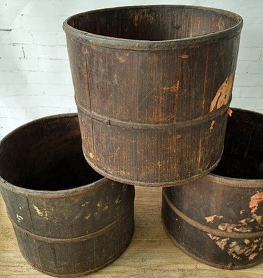 老木桶水桶老木头木质水桶古代木桶民俗怀旧老物件老农具淘宝网