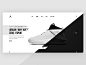 Concept page for Jordan "Why Not?" ZER0.1 why not design white black ui ux shoes sport jordan