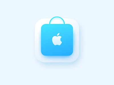 Apple Store -icon redesign-花瓣网