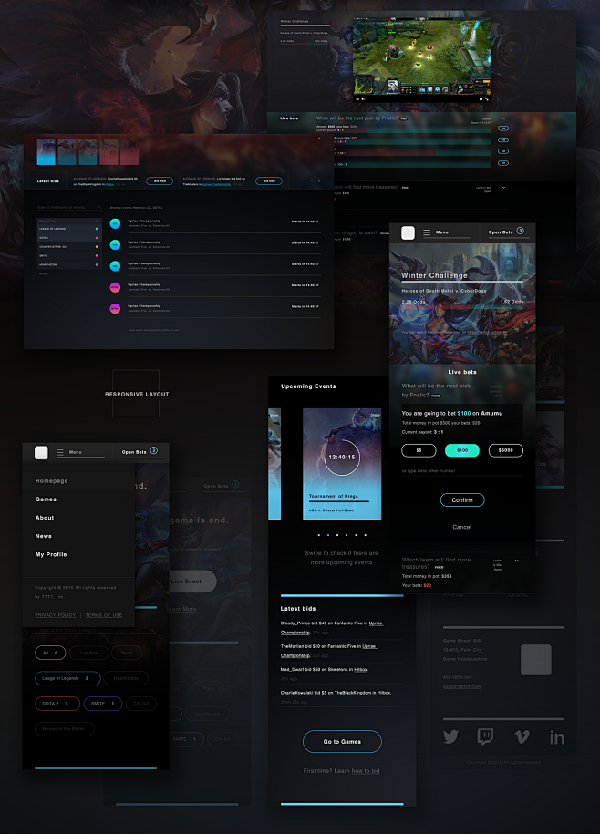 Esports UI : I am a ...