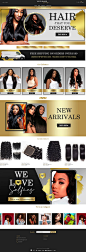 Luxury and Elegant Silver Hair Website Setup Service Design image 6