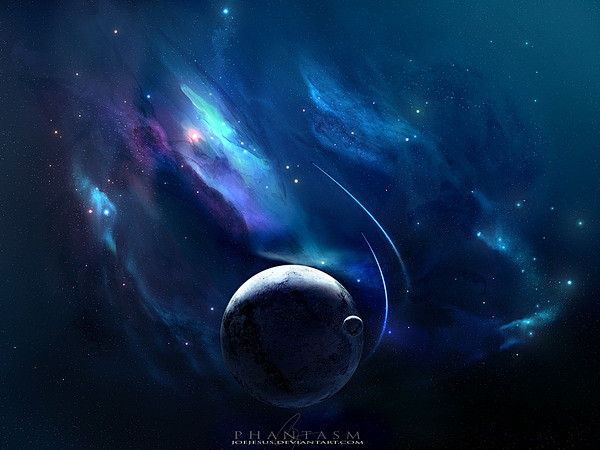 Josef Barton科幻宇宙星空插画...