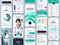 nightingale UI Kit: AI Medical & E-Pharmacy App | Smart UIUX by strangehelix.bio for UI8 on Dribbble