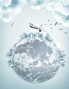 环游世界旅游旅行海报
