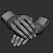 12 Male hand poses