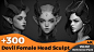 +300 Devil Female Head Sculpt Reference(4k)