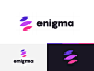 Enigma crypto logo design tubik