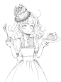 #线稿#漫画卡通人物绘画 平面 灵感 素材 二次元
@冒险家的旅程か★