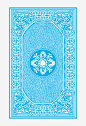 蓝色扑克牌背面免抠素材_图宝宝 https://bao16.com 扑克牌 扑克背面 素材 花纹 蓝色