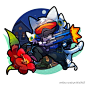 #overwatch# #守望先锋#   白猫，黑猫，虎斑猫#185组#