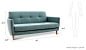 Ballot Jade Sofa contemporary-furniture