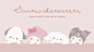 三丽鸥 san-x linefriends kacofriends 可爱少女心插画ipad壁纸 电脑壁纸