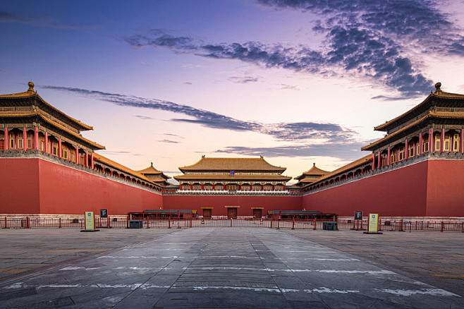 故宫午门日出图片素材