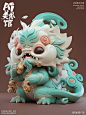 AI绘画  mj国风小怪兽IP  附关键词 (9)