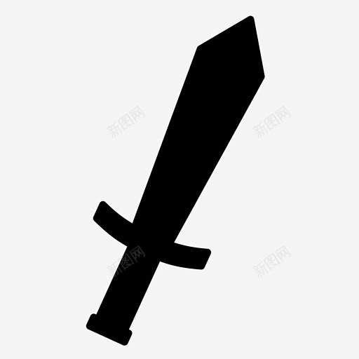 中世纪的武器利剑图标高清素材 中世纪的武器 利剑 免抠png 设计图片 免费下载