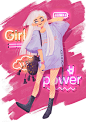 插画-girl power