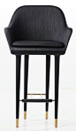 traditional bar chair LUNAR by P.B.Rutzou & S.B.Henrik STELLAR WORKS