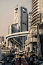 Tokyo - View over Yurikamome Line to Shidome skyscrapers | 相片擁有者 Roogeri