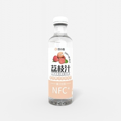 荔枝汁饮料瓶包装设计