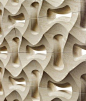 Parametric wood panelling