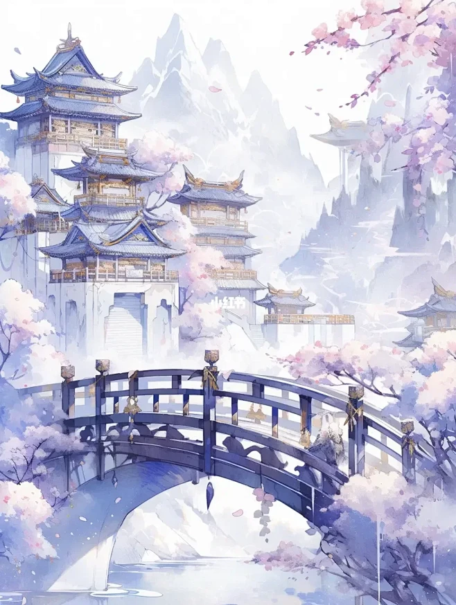 可商素材丨紫色仙侠古风系列