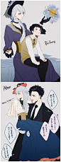 今日推上#魔女集会で会いましょう#话题下大大们的作品欣赏~好甜啊啊啊啊，少女心爆棚了 ​​​​