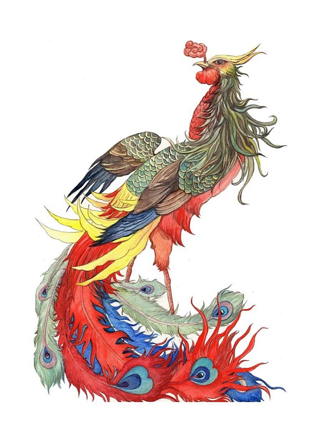 中国风美丽凤凰素材
