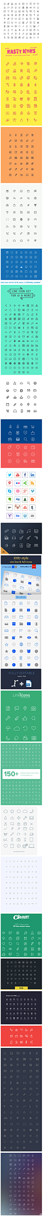 【今年更流行了！20套免费的线性图标下载】瞧！最近你手机里App的图标设计是不是都往这个调性发展了，不得不承认iOS 7已经影响到大家设计icon的习惯了，哪怕你吐槽过他的界面。今天我们要推荐的福利可是很丰富的，满满的20套优质线性icon。扩充素材库！千万不要错过！戳→<a class="text-meta meta-link" rel="nofollow" href="http://t.cn/8FQBCcD" title="h