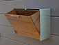 Awesome mailbox. Modern Mailbox Large Teak and Stainless Steel Mailbox by CeCeWorks, $325.00: