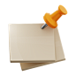 Sticky Notes 3D Icon