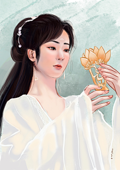 麦蓝采集到我的画